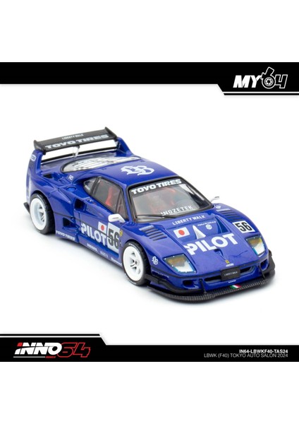 Inno 1/64 Lbwk F40 Tokyo Auto Salon 2024 IN64-LBWKF40-TAS24 indirimleri