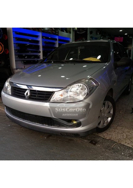Renault Symbol 2008-2012 Thalia Uyumlu Üniversal Laguna Lip Esnek Ön Lip 2 Parça Tampon Altı Dil Karlık Ön Ek