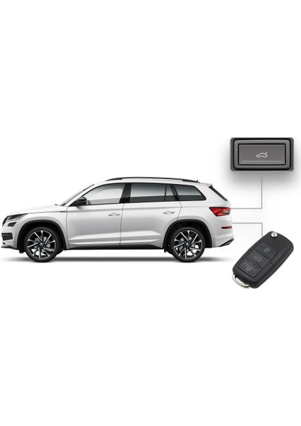 Skoda Kodiaq Elektrikli Bagaj Sistemi (Çift Motorlu)