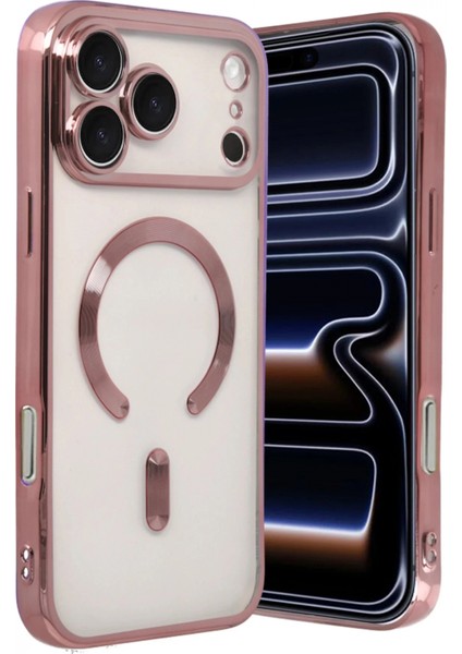 Apple iPhone 17 Pro Max Kross Magneticsafe Kapak - Rose
