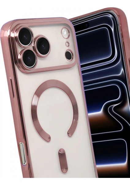 Apple iPhone 17 Pro Max Kross Magneticsafe Kapak - Rose modelleri