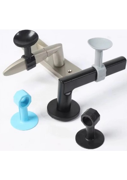 Vantuzlu Geçmeli Kapı Kolu Stoper 4lü Set Beyaz (4887) modelleri