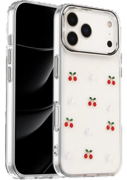 Apple iPhone 17 Pro Fiyonk Desenli Kapak - Desen 9