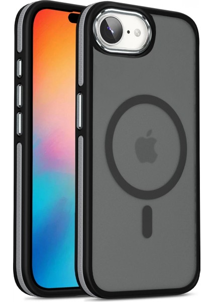 iPhone 16E Winner Magsafe Kapak - Siyah