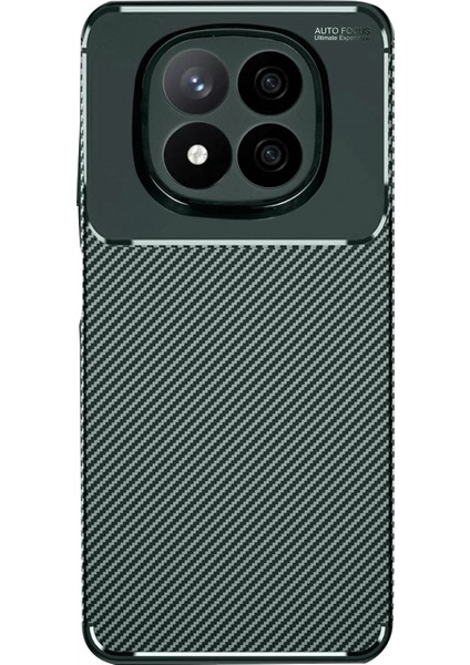 Xiaomi Redmi Note 14 Pro 5g Kılıf Auto Focus Karbon Kapak - Koyu Yeşil fiyatları