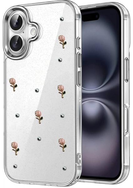 Apple iPhone 17 Fiyonk Desenli Kapak - Desen 6