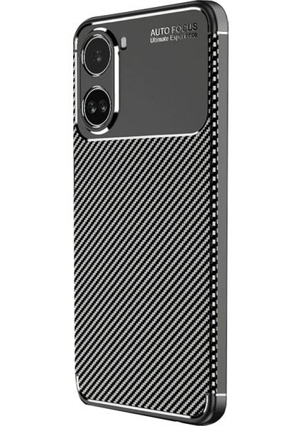 Xiaomi Poco X7 Pro Kılıf Auto Focus Karbon Kapak - Siyah modelleri