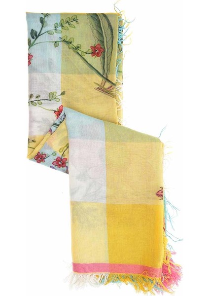 Çiçek Desenli Şal Standart Renk Y1984210_089