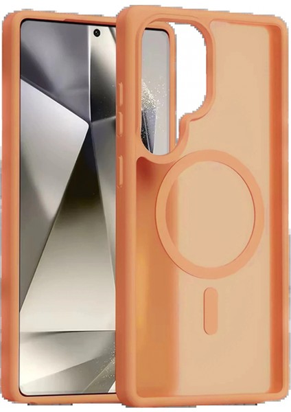 Samsung Galaxy S25 Ultra Jota Magsafe Kapak - Turuncu