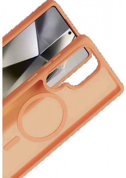 Samsung Galaxy S25 Ultra Jota Magsafe Kapak - Turuncu modelleri