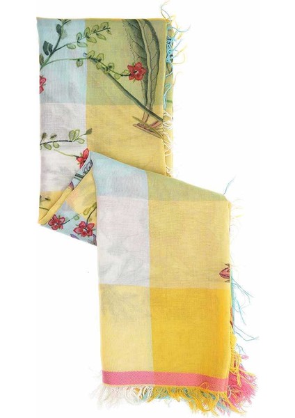 Çiçek Desenli Şal Standart Renk Y1984210_089 modelleri