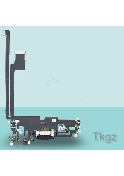 Apple İphone 12 PRO MAX Full Şarj Soketi Filmi FLEX Orjinal (SİYAH)