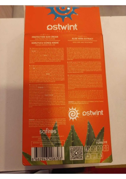 Güneş Kremi ve Yoğun Nemlendirici Aloe Vera Jel Set, E Vitaminli, Spf 50 Yüksek Koruma, 100ML fiyatları