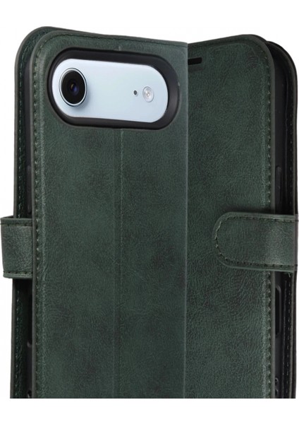 Apple iPhone 17 Air Trend S Plus Kapaklı Kılıf - Yeşil fiyatları