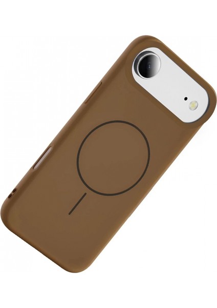 Apple iPhone 17 Air Jully Magsafe Kapak - Kahverengi modelleri