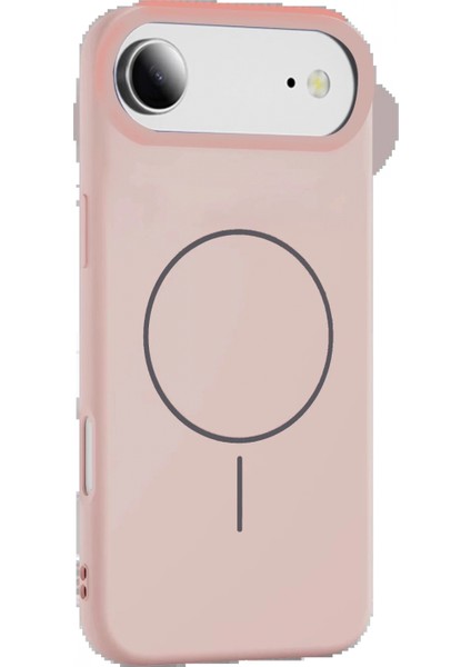 Apple iPhone 17 Air Jully Magsafe Kapak - Pudra