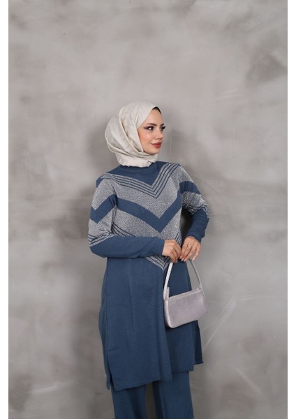 Simli Triko Tunik Pantolon Takım fiyatları