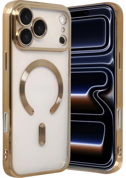 Apple iPhone 17 Pro Kross Magneticsafe Kapak - Gold