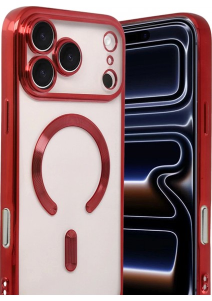 Apple iPhone 17 Pro Kross Magneticsafe Kapak - Kırmızı fiyatları