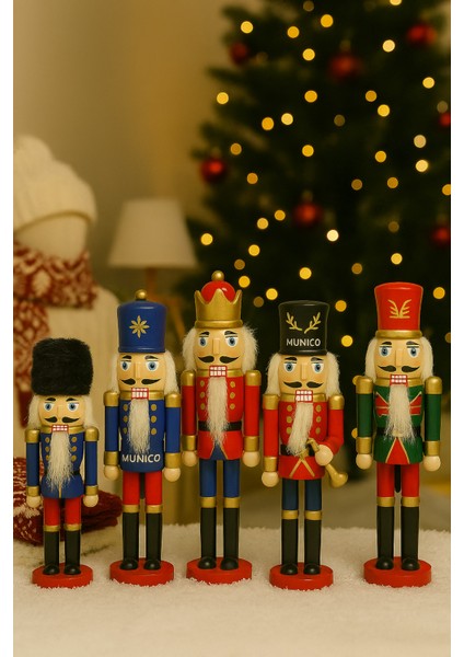 Yılbaşı Temalı Kurşun Asker Figürleri – 6’lı Ahşap Set, 13 Cm, Koleksiyonluk ve Hediyelik indirimleri
