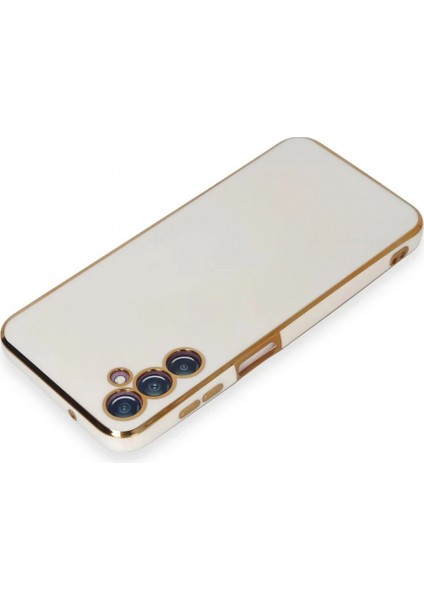 Samsung Galaxy M14 5g Kılıf Volet Silikon - Beyaz modelleri