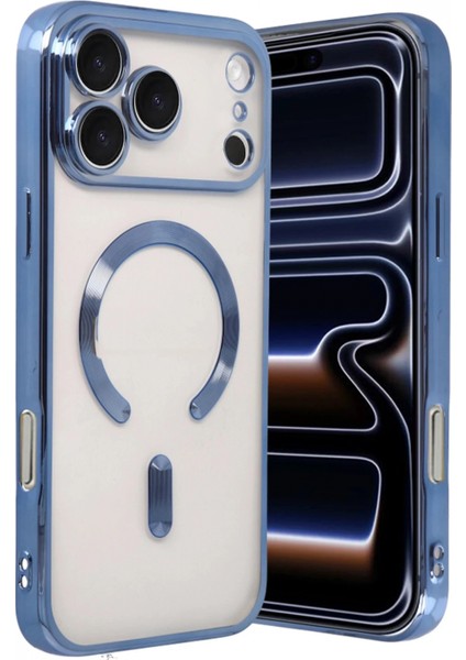 Apple iPhone 17 Pro Kross Magneticsafe Kapak - Sierra Blue