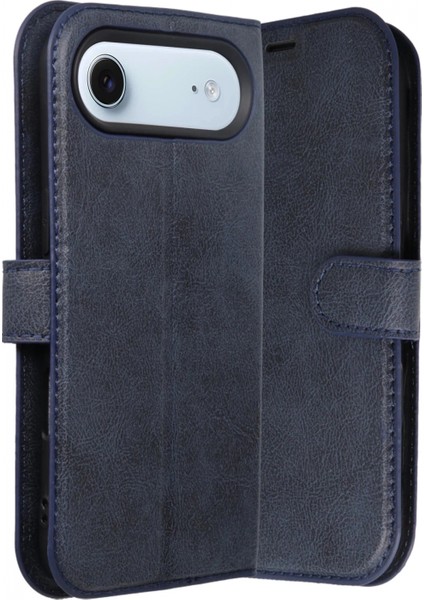 Apple iPhone 17 Air Trend S Plus Kapaklı Kılıf - Lacivert