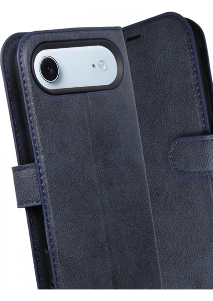 Apple iPhone 17 Air Trend S Plus Kapaklı Kılıf - Lacivert modelleri