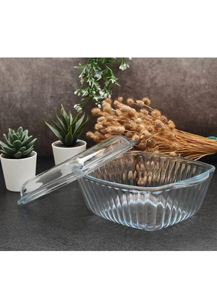 Borcam Kapaklı Kare Fırın Kabı 1170 cc indirimleri