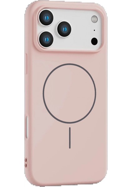 Apple iPhone 17 Pro Max Jully Magsafe Kapak - Pudra