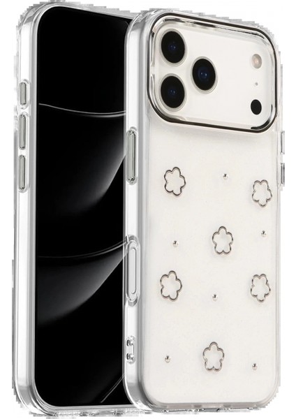 Apple iPhone 17 Pro Fiyonk Desenli Kapak - Desen 2