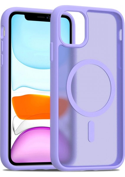 iPhone 11 Jota Magsafe Kapak - Lila modelleri