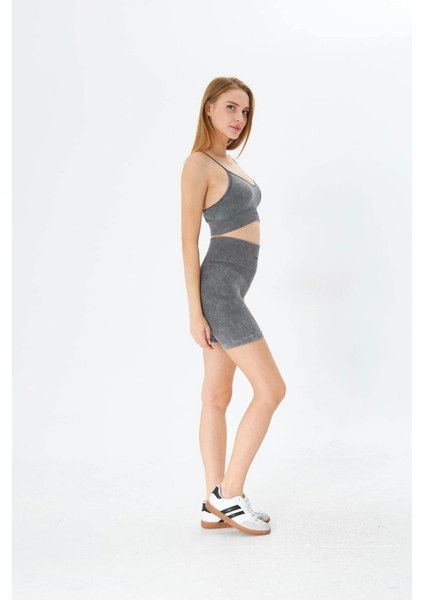 Asspa Askılı Slim Fit Gri Renk Tayt Takım fiyatları