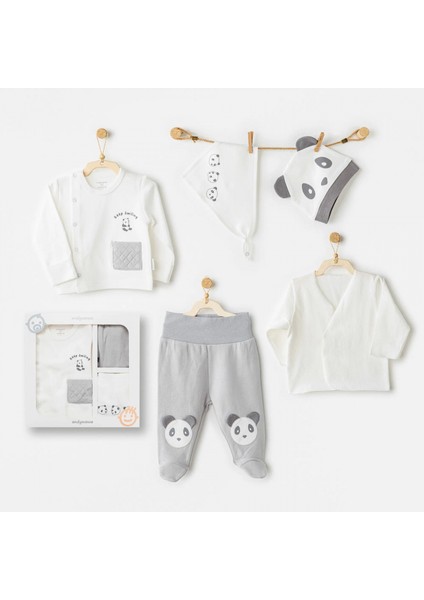 Andywawa AC26020 Keep Smiling 5'li Hastane Çıkışı Grey