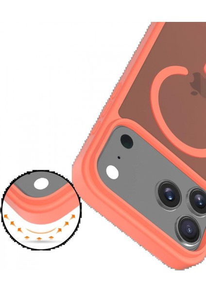 Apple iPhone 17 Pro Max Jota Magsafe Kapak - Turuncu fiyatları
