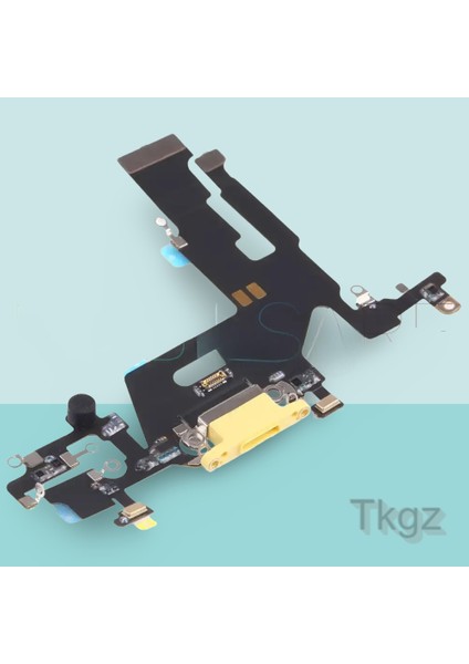 Apple İphone 11 Full Şarj Soketi Filmi FLEX Orjinal (SARI)