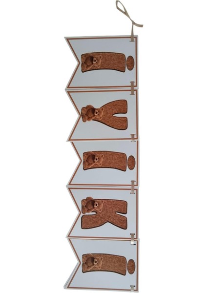 Dekoratif Asmalı Banner Iyiki Doğdun Yazızı Ayıcık