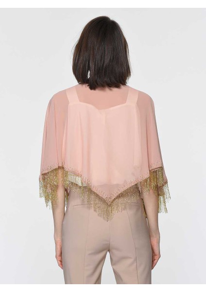 Püsküllü İşlemeli Bolero Standart Renk Y1962114_089 fırsatları
