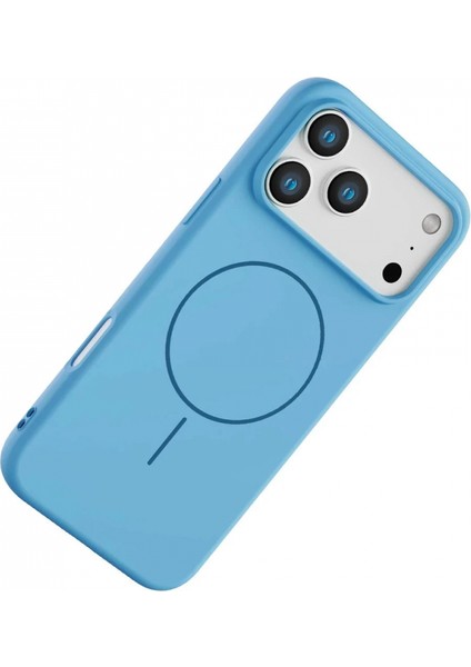 Apple iPhone 17 Pro Max Jully Magsafe Kapak - Mavi modelleri