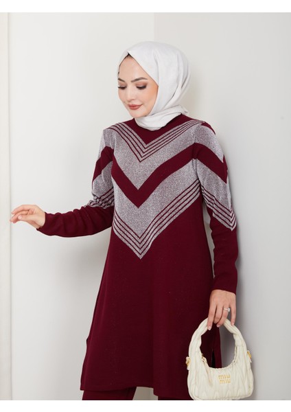 Simli Triko Tunik Pantolon Takım fırsatları