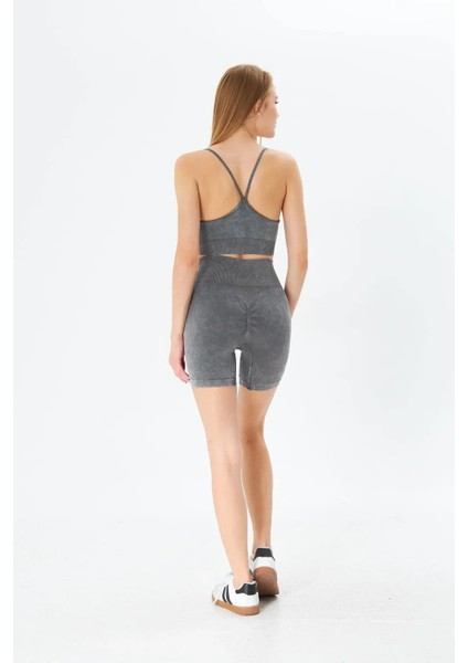 Asspa Askılı Slim Fit Gri Renk Tayt Takım indirimleri