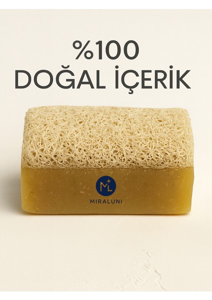 Kabak Lifli Kükürt Sabunu 100 gr | Doğal, El Yapımı, Arındırıcı ve Peeling Etkili