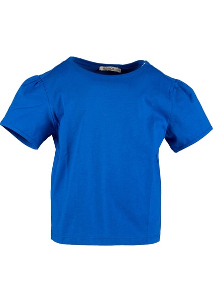 Organik Karpuz Kollu Mavi Yazlık Kız Çocuk Tshirt fiyatları