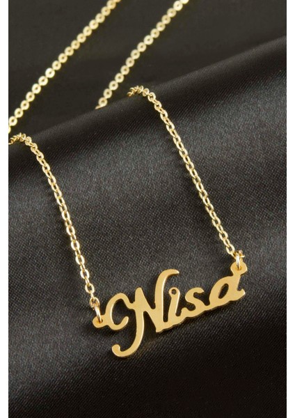 Lzrdwzrd Nisa Isimli Kolye -Sarı