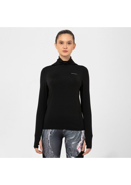 Total Kadın Siyah Tişört