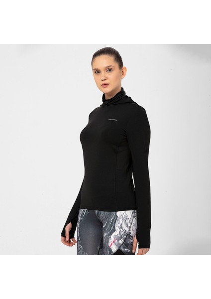 Total Kadın Siyah Tişört