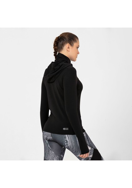 Total Kadın Siyah Tişört