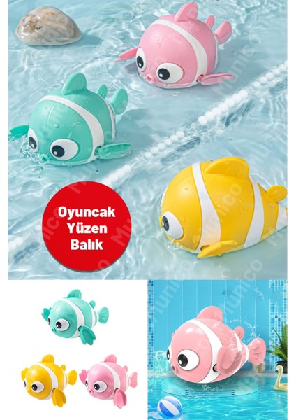2 Adet Kurmalı Bebek Banyo Balığı Hareketli Hafif ve Esnek Yapılı | Havuz, Sahil ve Banyo Oyunları indirimleri