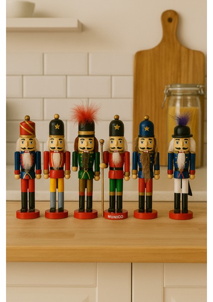 El Yapımı Kurşun Asker Figürleri – 4’lü Ahşap Set, 13 Cm, Vitrin ve Raf Için Dekoratif Obje fırsatları