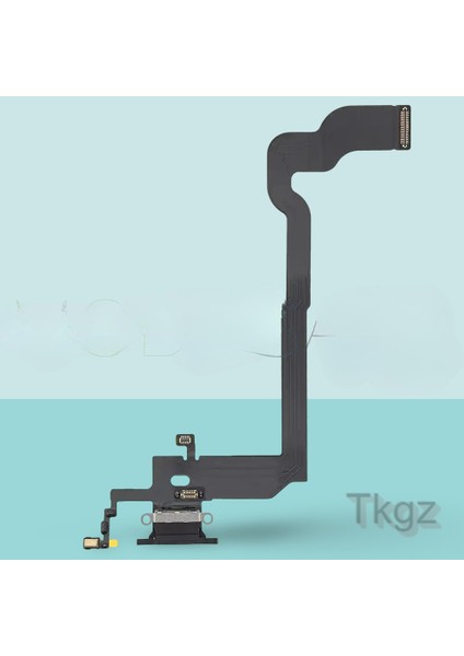 Apple İphone X Full Şarj Soketi Filmi FLEX Orjinal (SİYAH)